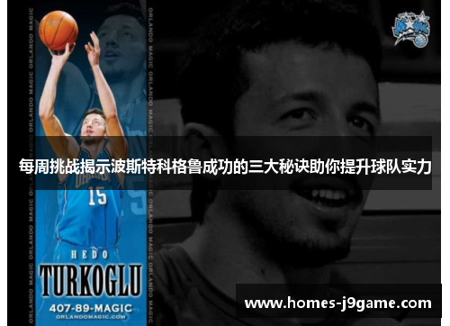 每周挑战揭示波斯特科格鲁成功的三大秘诀助你提升球队实力