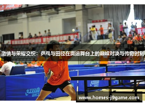 激情与荣耀交织：乒乓与田径在奥运舞台上的巅峰对决与传奇时刻